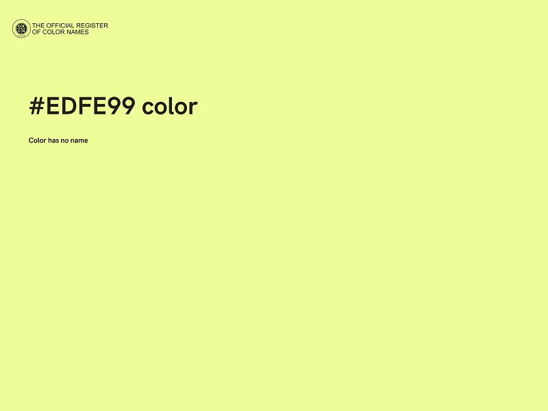 #EDFE99 color image