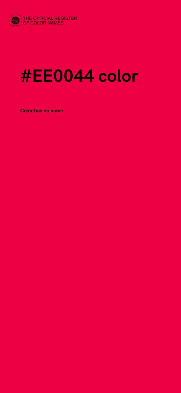 #EE0044 color image