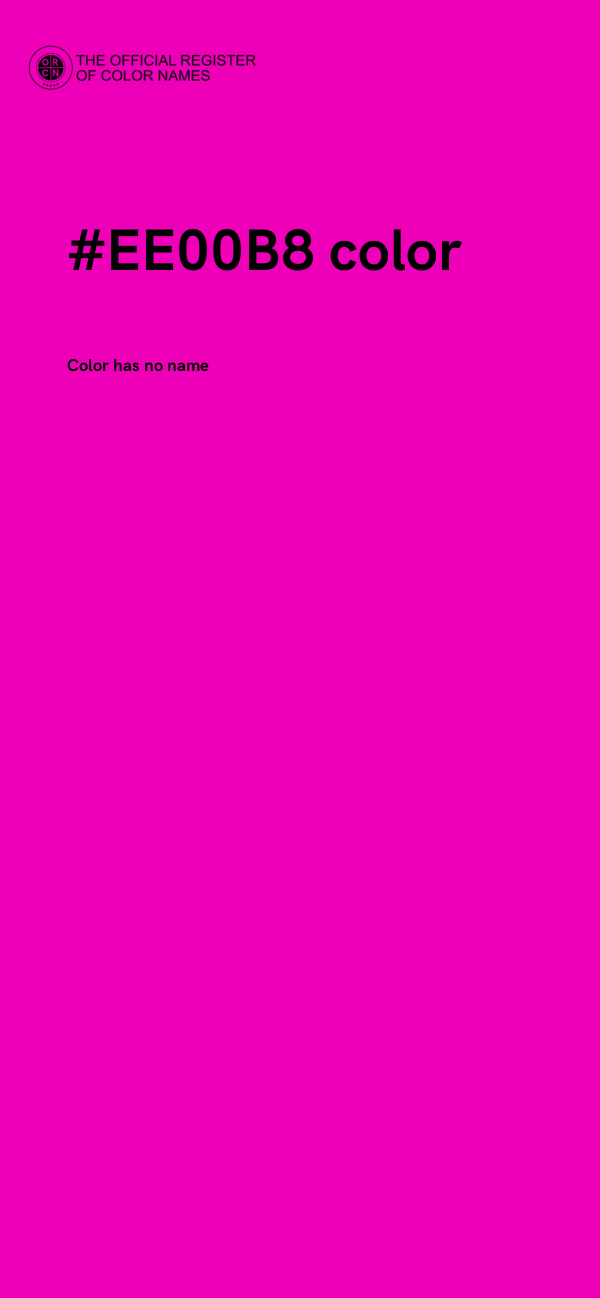 #EE00B8 color image