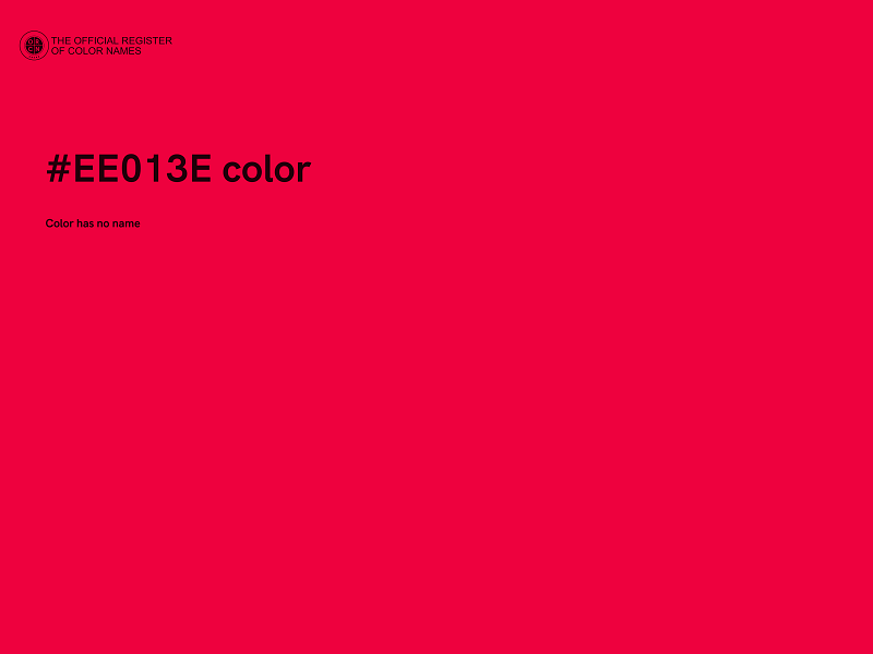 #EE013E color image