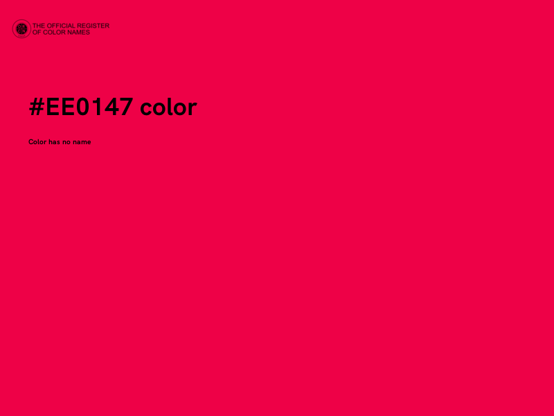 #EE0147 color image