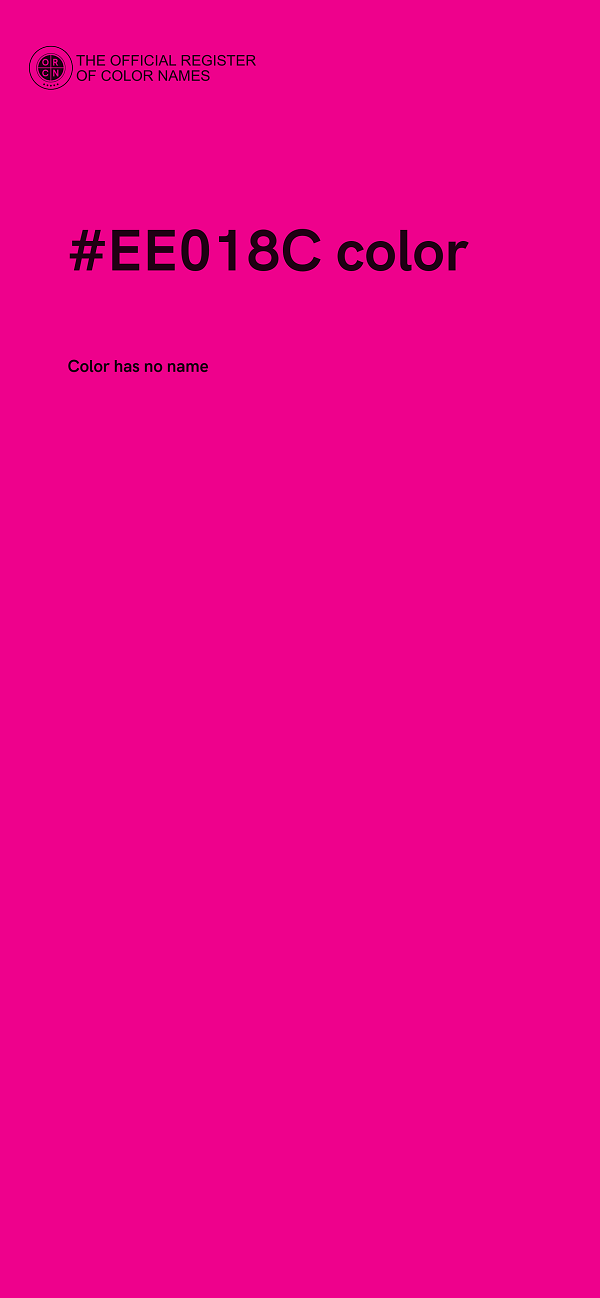#EE018C color image