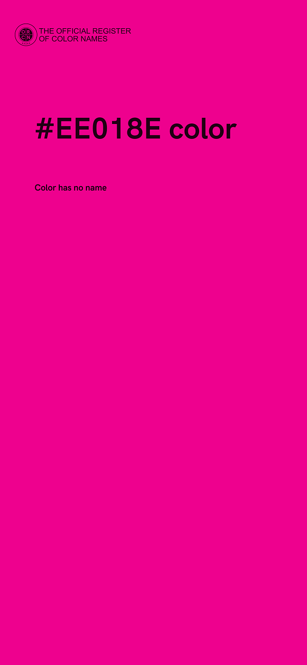 #EE018E color image