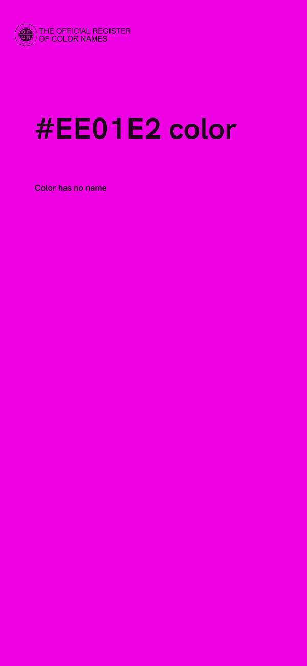 #EE01E2 color image