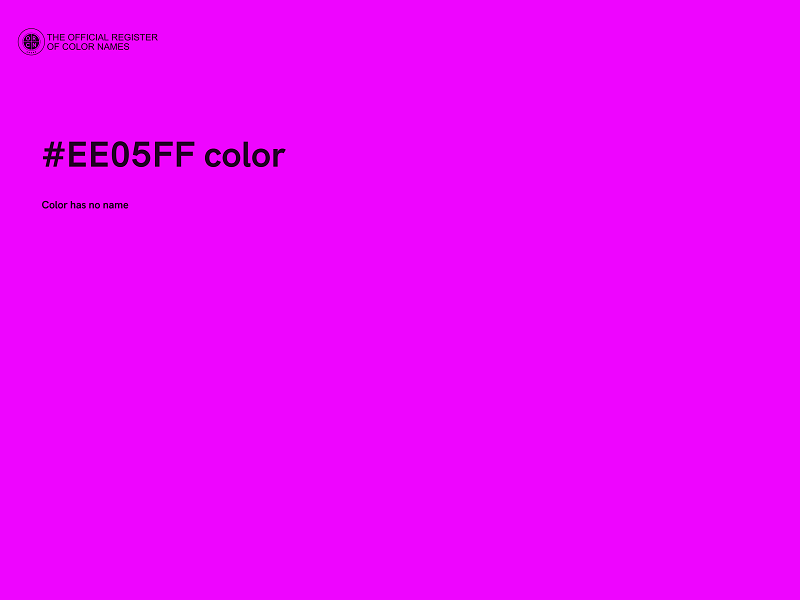 #EE05FF color image