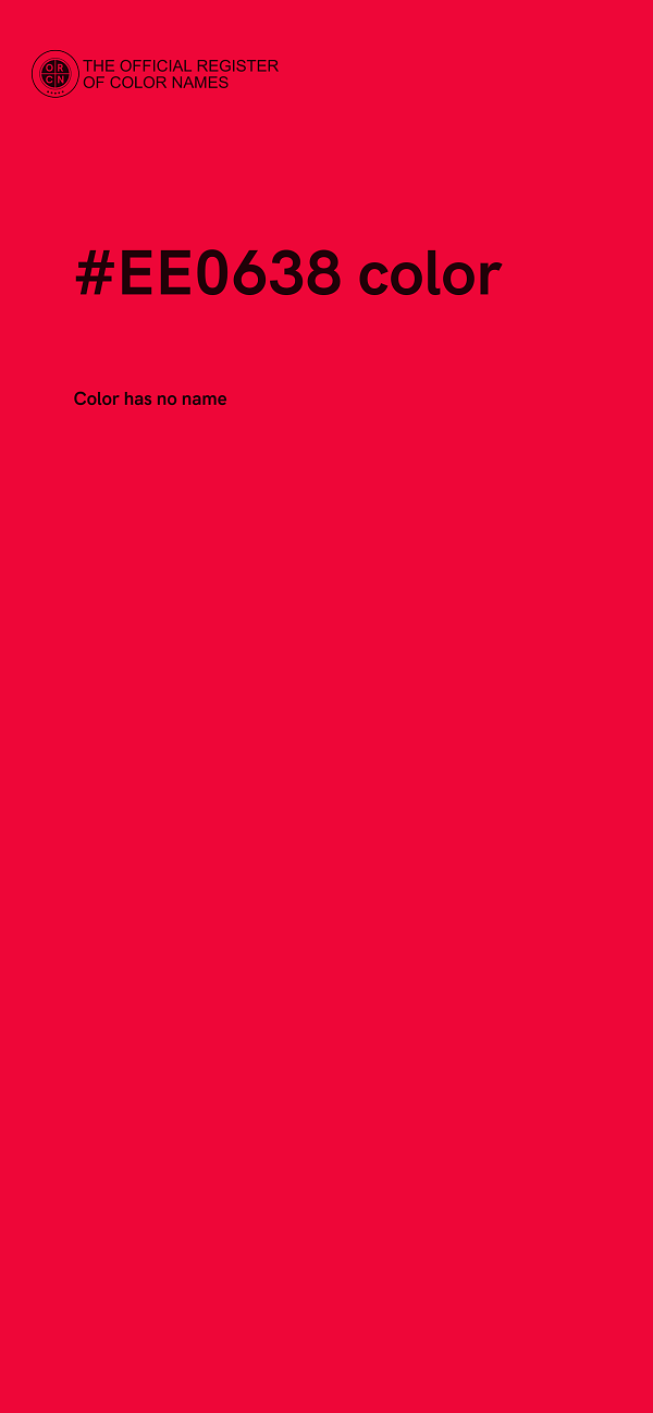 #EE0638 color image