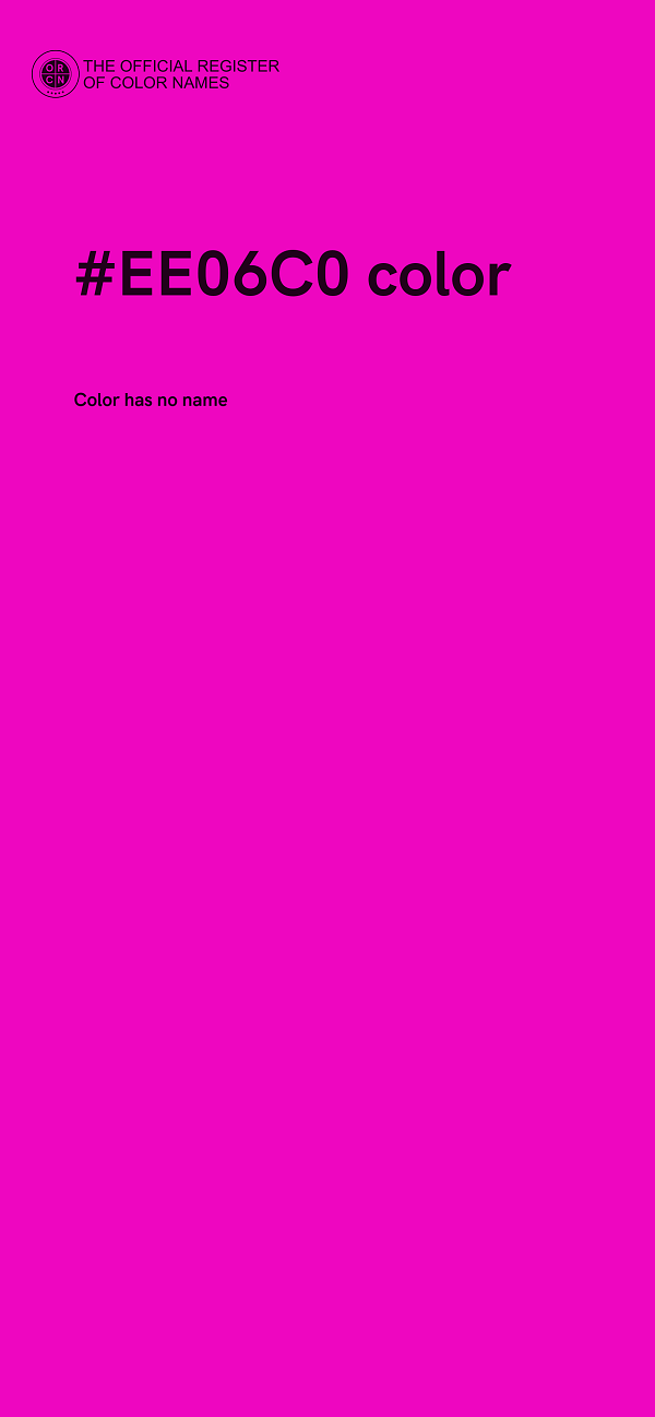 #EE06C0 color image