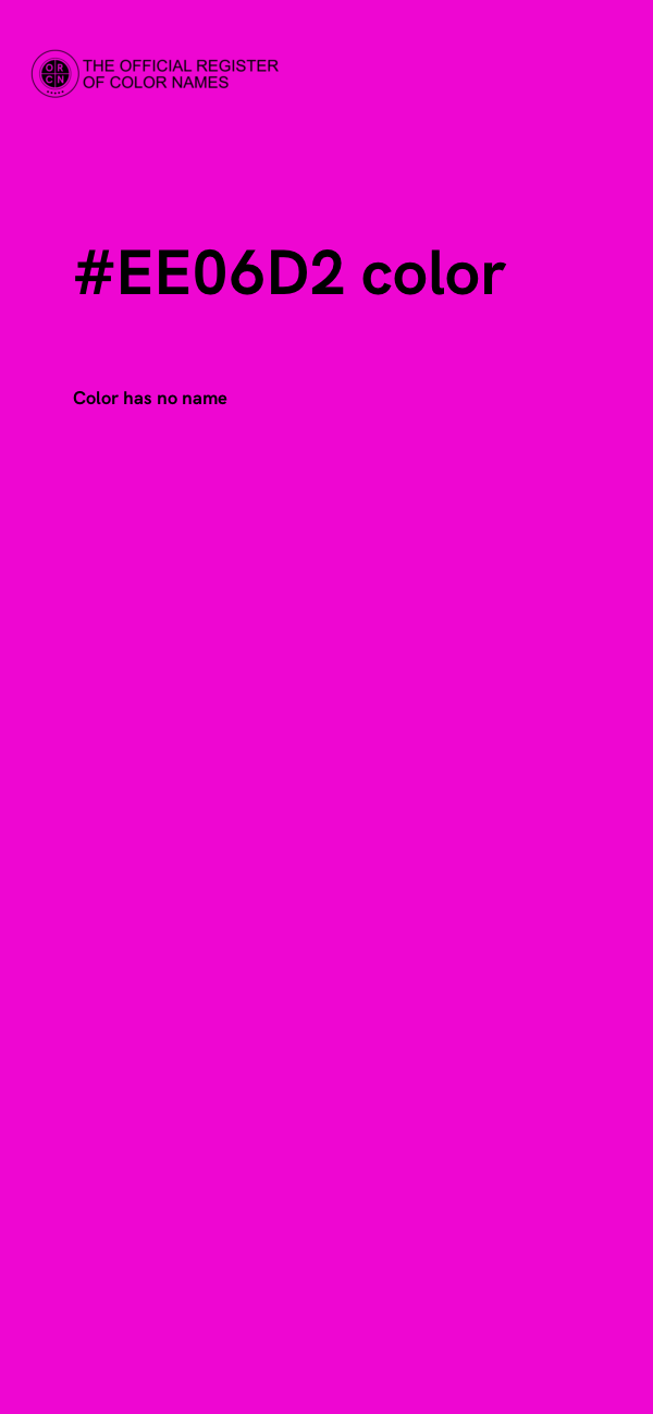 #EE06D2 color image