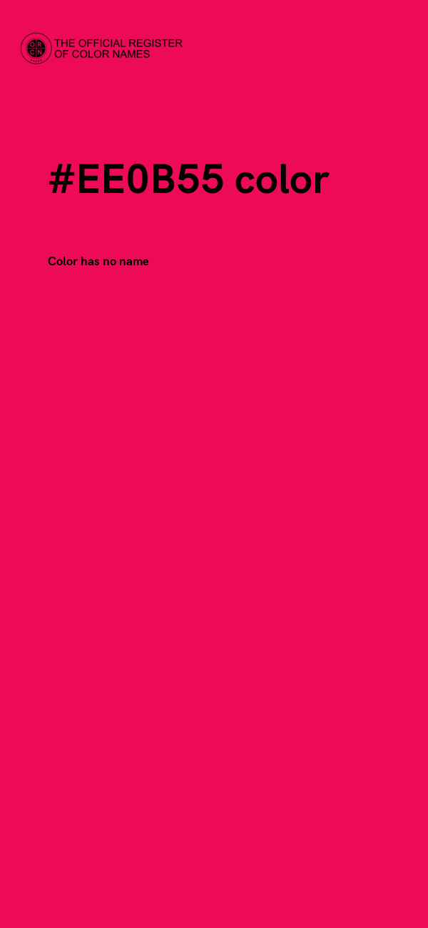 #EE0B55 color image