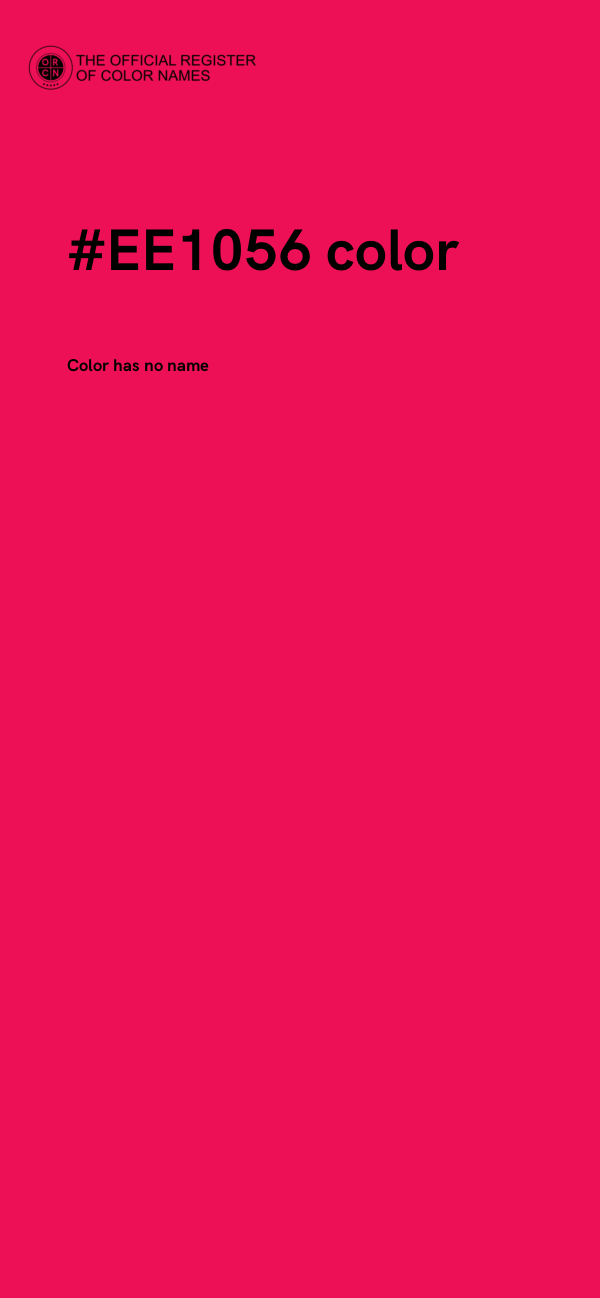 #EE1056 color image