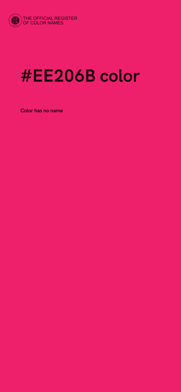#EE206B color image