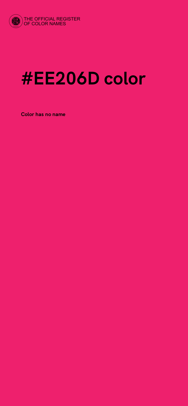 #EE206D color image