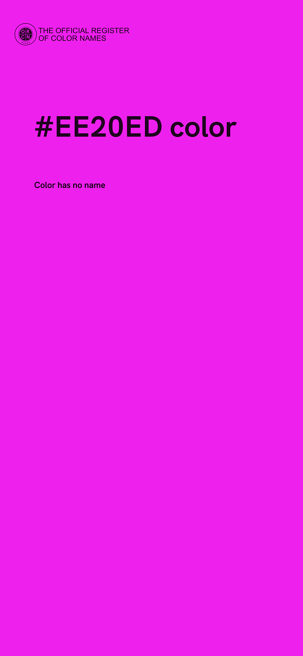 #EE20ED color image