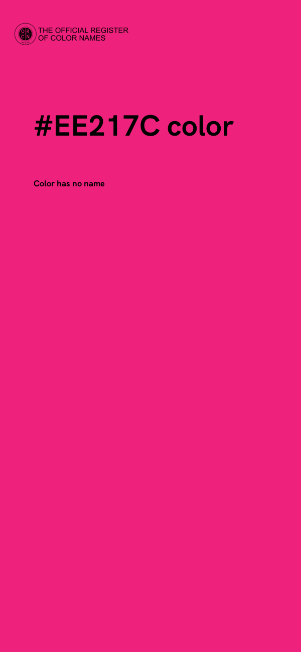 #EE217C color image