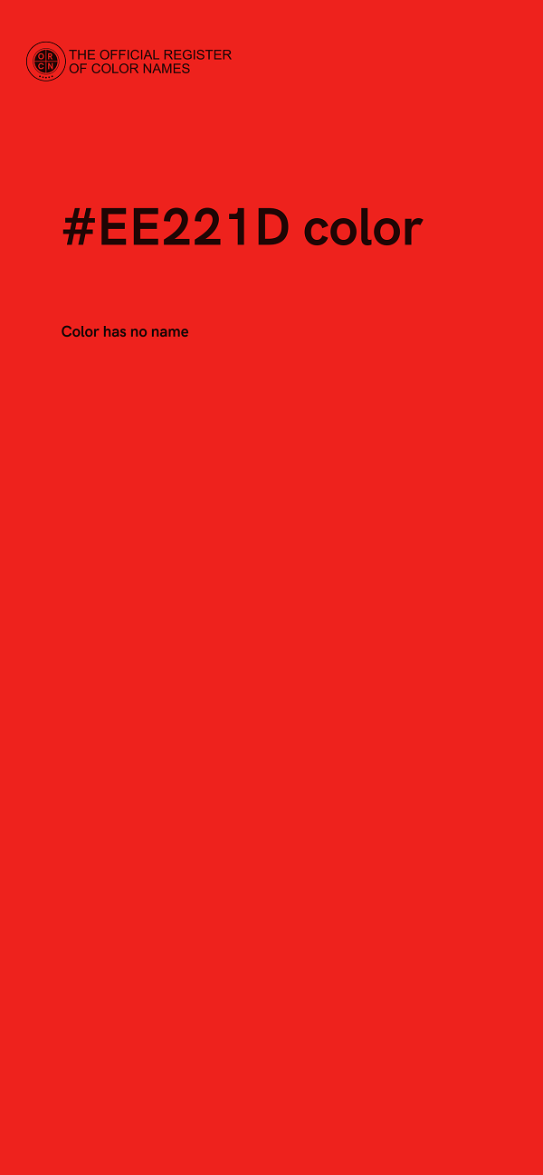 #EE221D color image