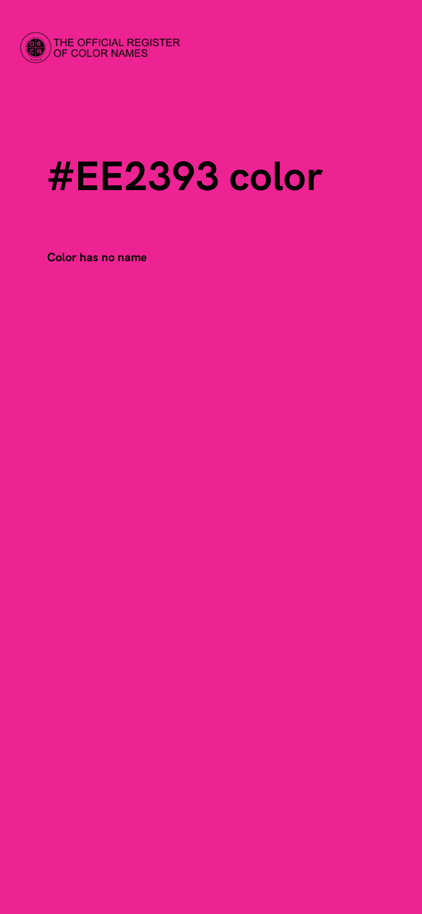 #EE2393 color image