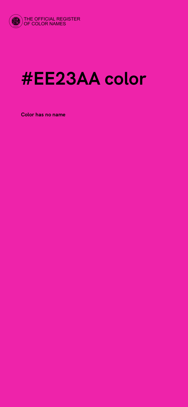 #EE23AA color image