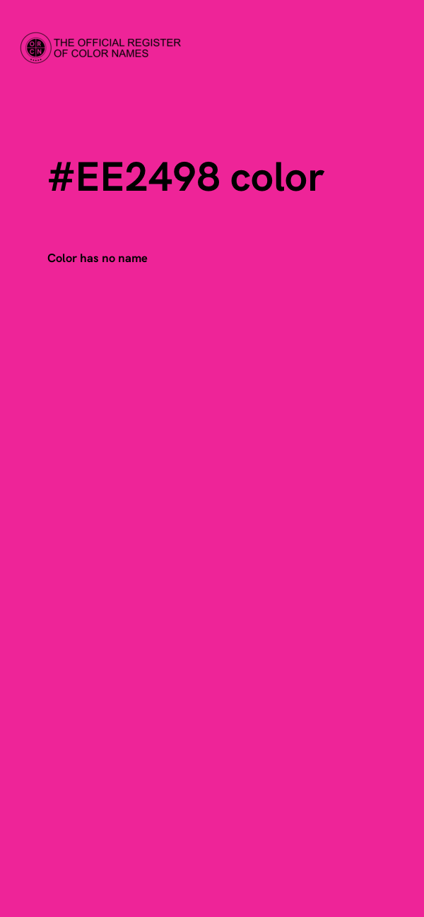 #EE2498 color image