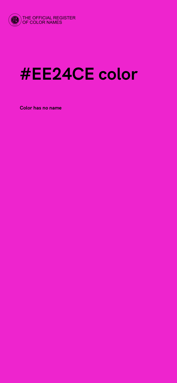 #EE24CE color image