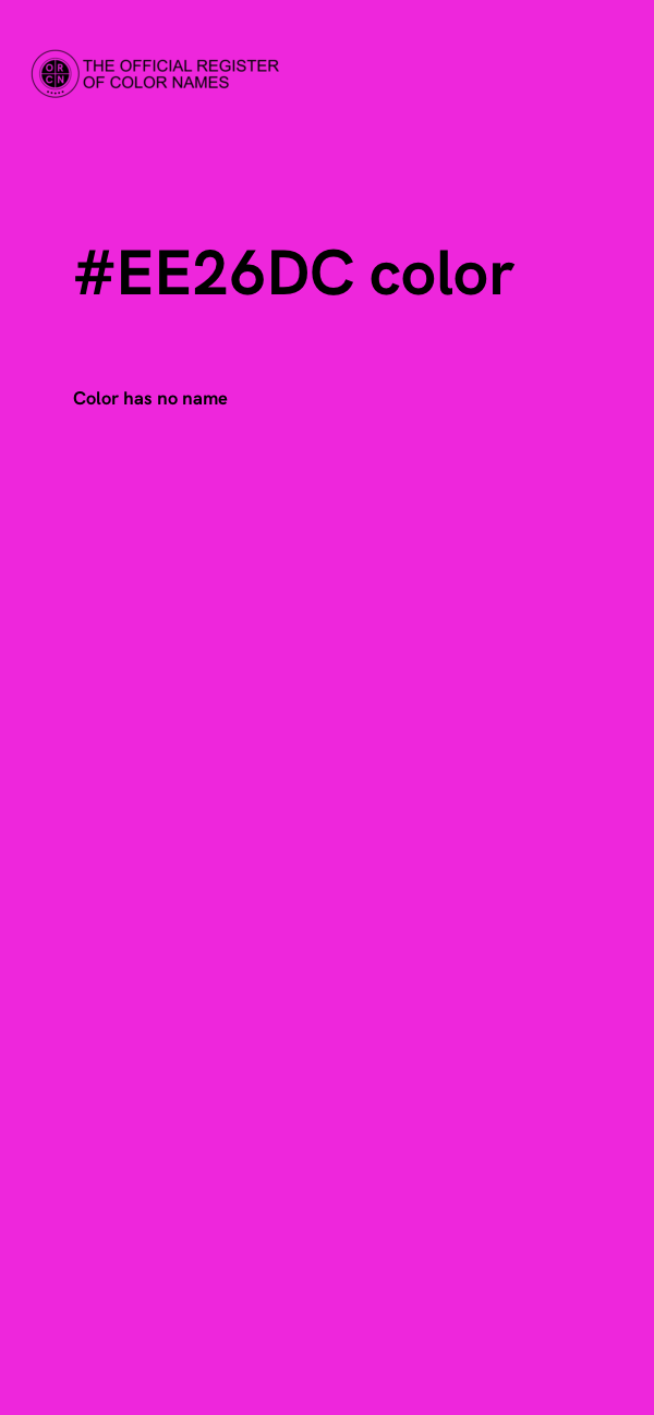 #EE26DC color image