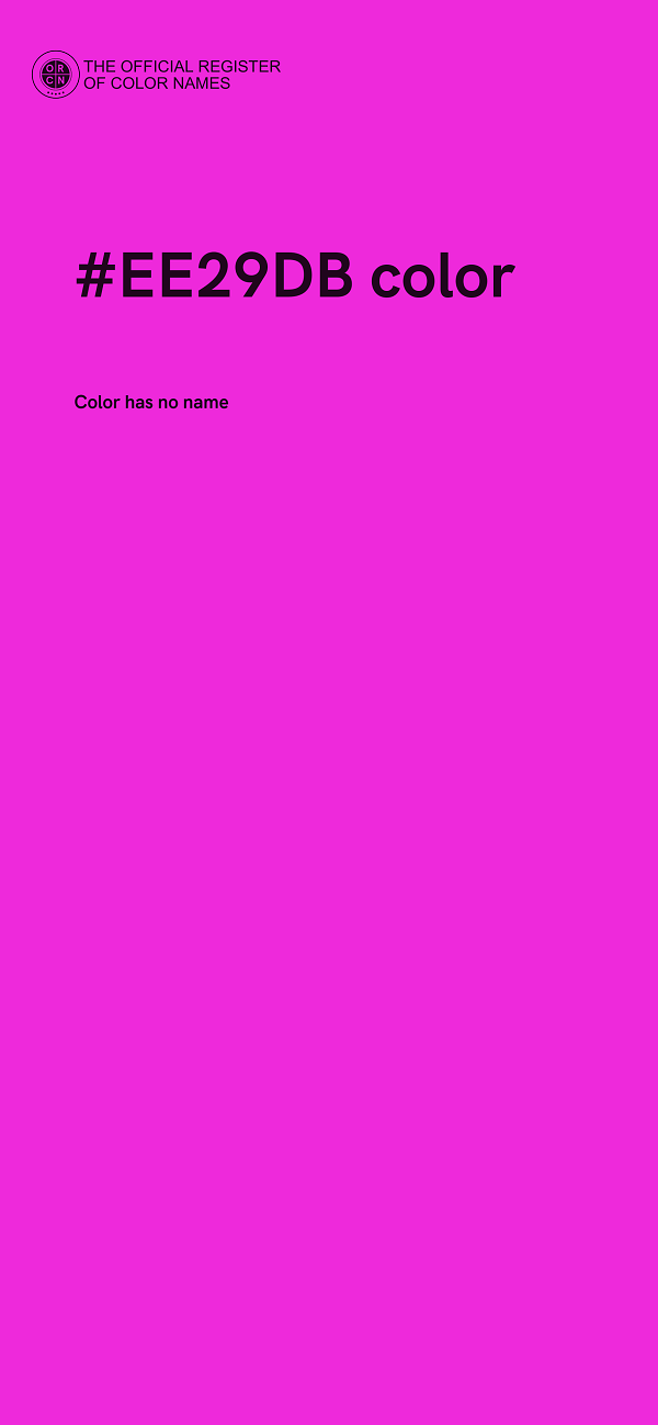 #EE29DB color image