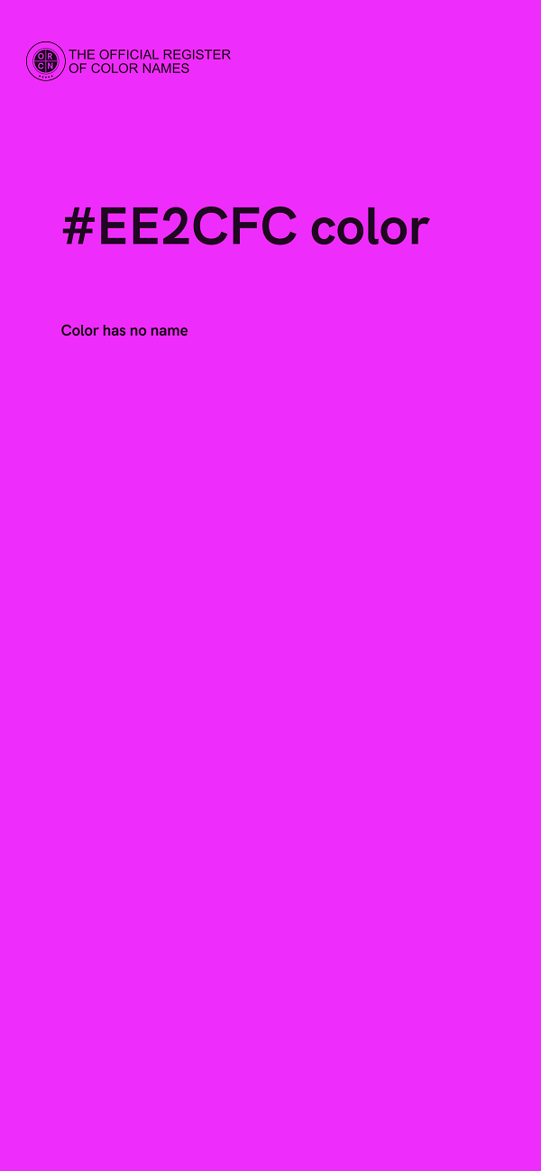 #EE2CFC color image