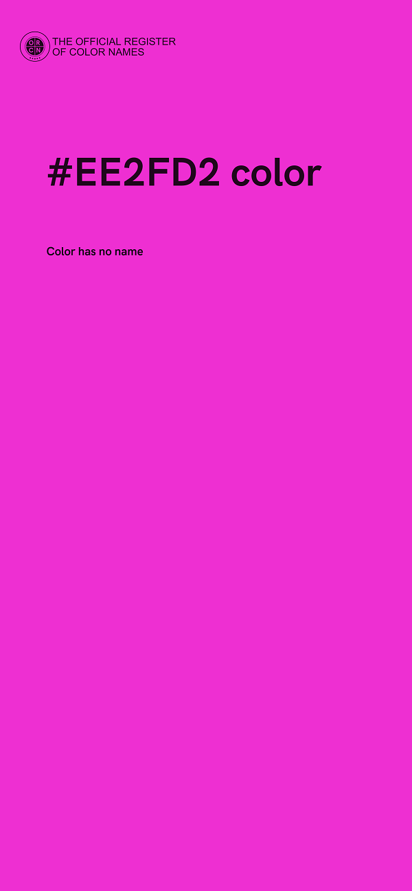 #EE2FD2 color image