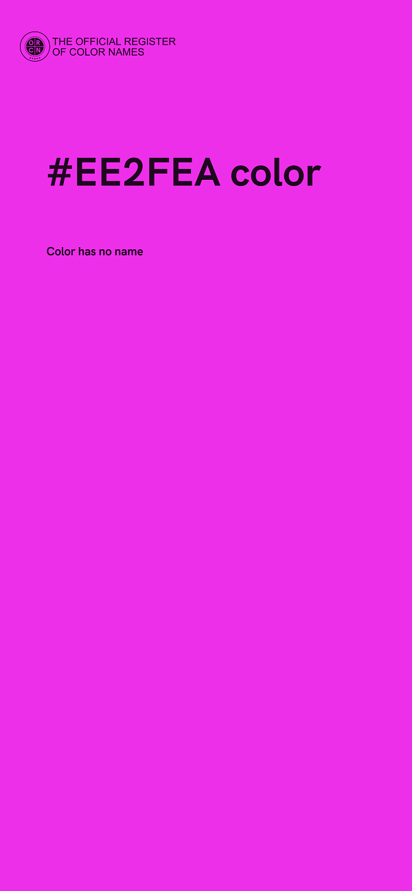 #EE2FEA color image
