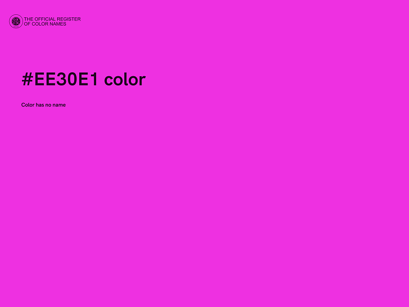 #EE30E1 color image