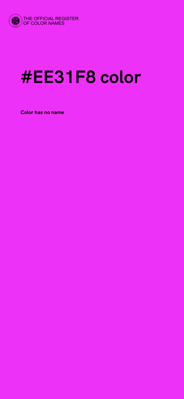 #EE31F8 color image