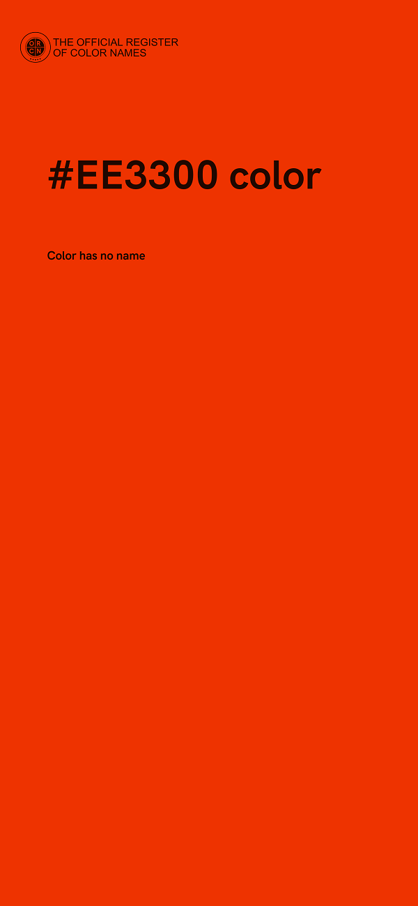 #EE3300 color image