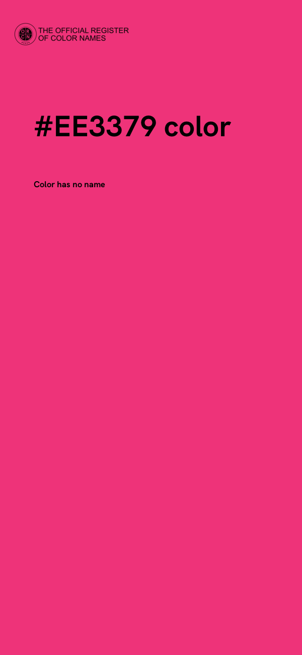 #EE3379 color image
