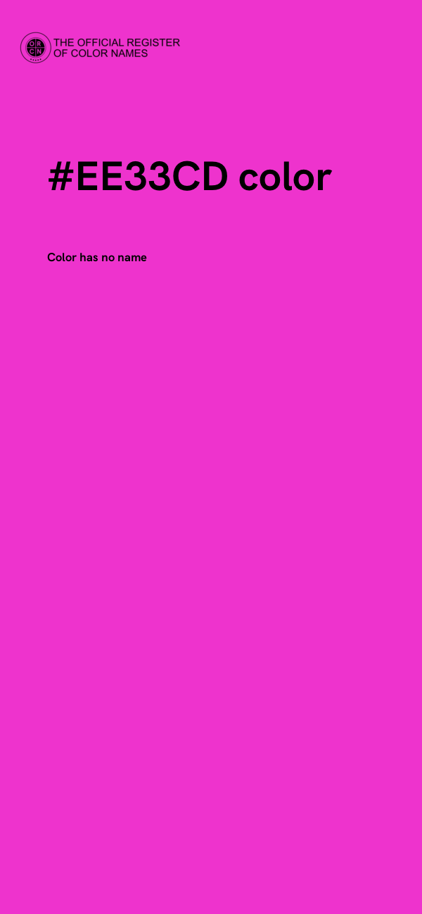 #EE33CD color image