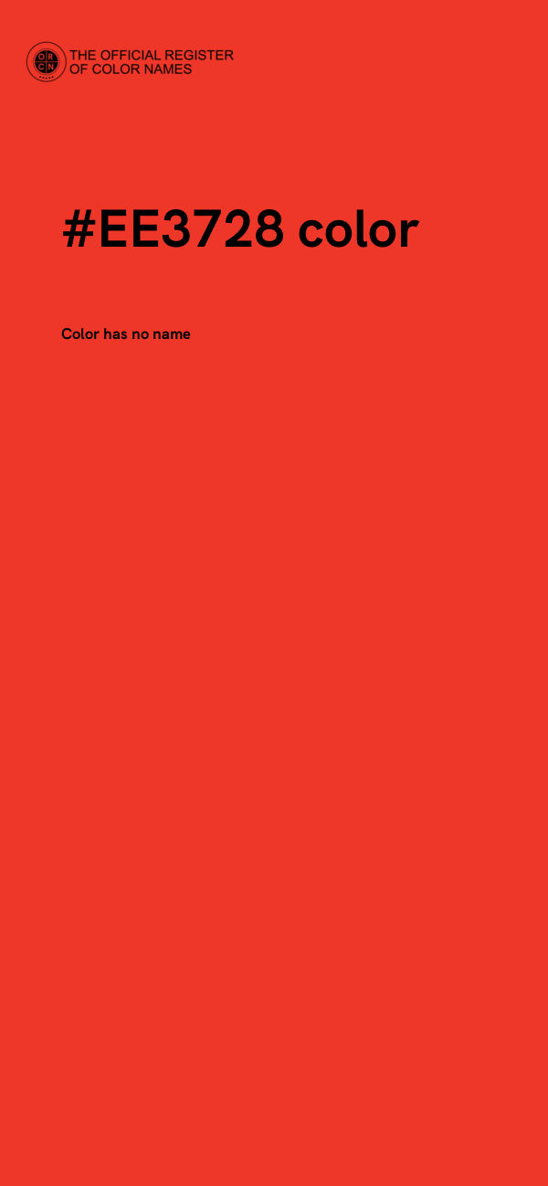 #EE3728 color image
