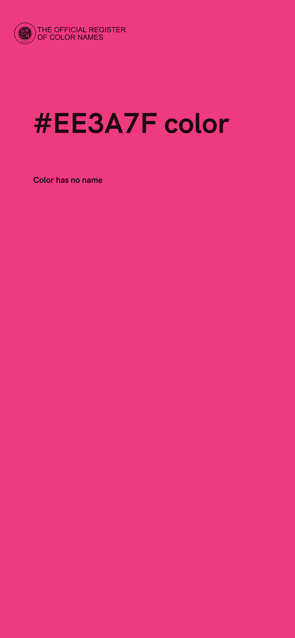 #EE3A7F color image