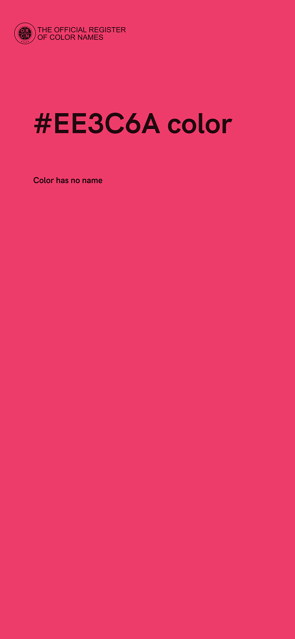 #EE3C6A color image