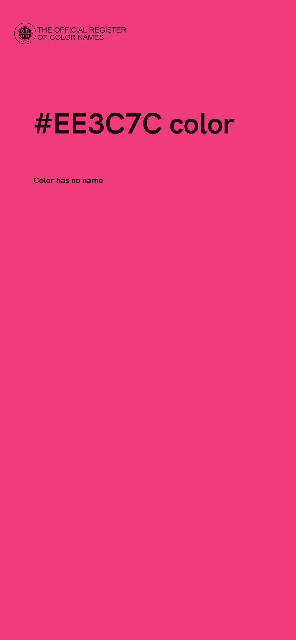 #EE3C7C color image
