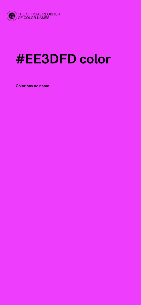 #EE3DFD color image