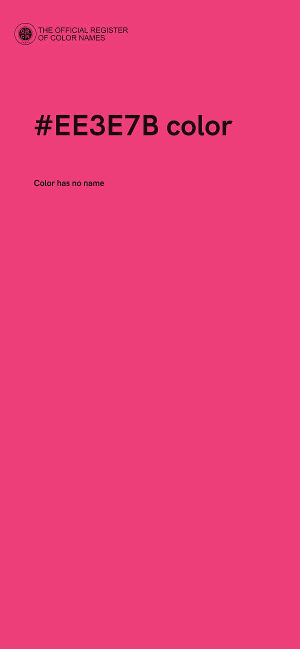 #EE3E7B color image