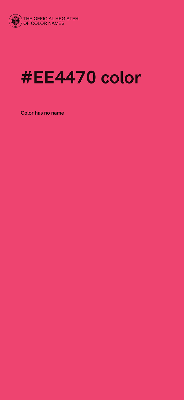 #EE4470 color image