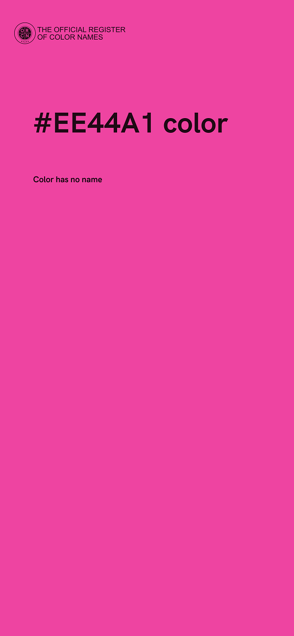 #EE44A1 color image