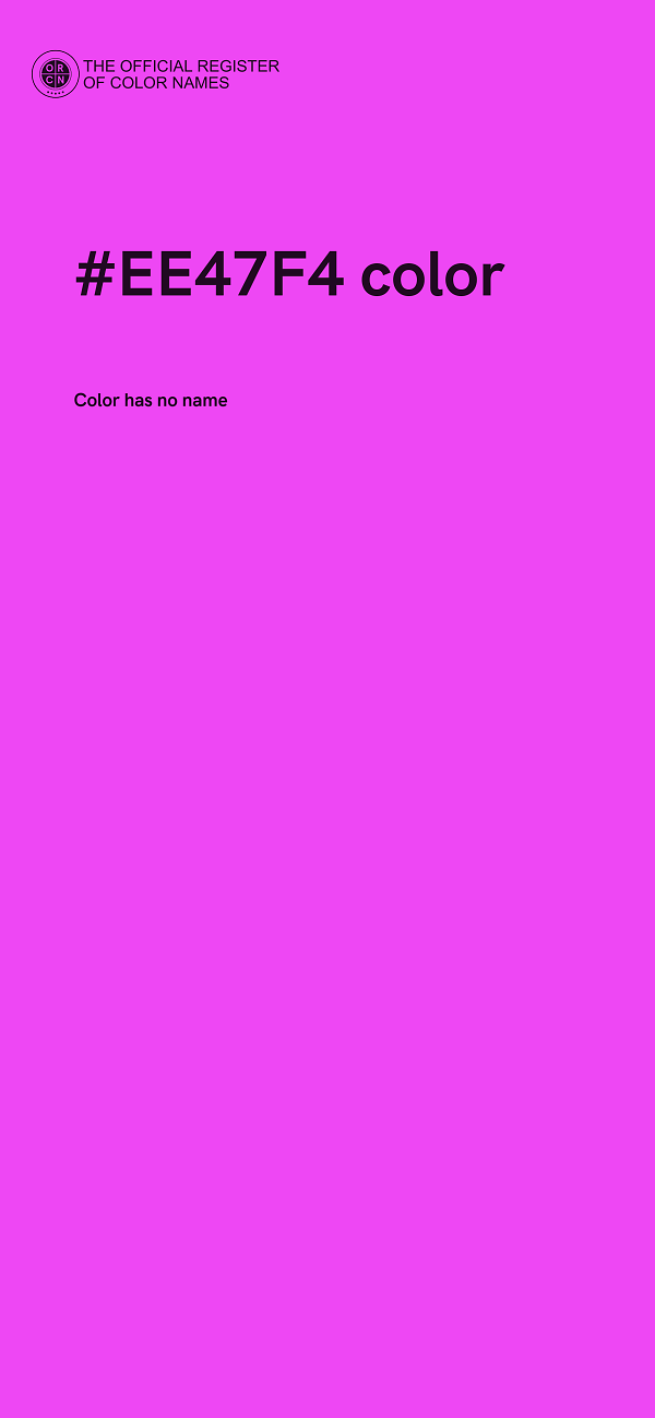#EE47F4 color image
