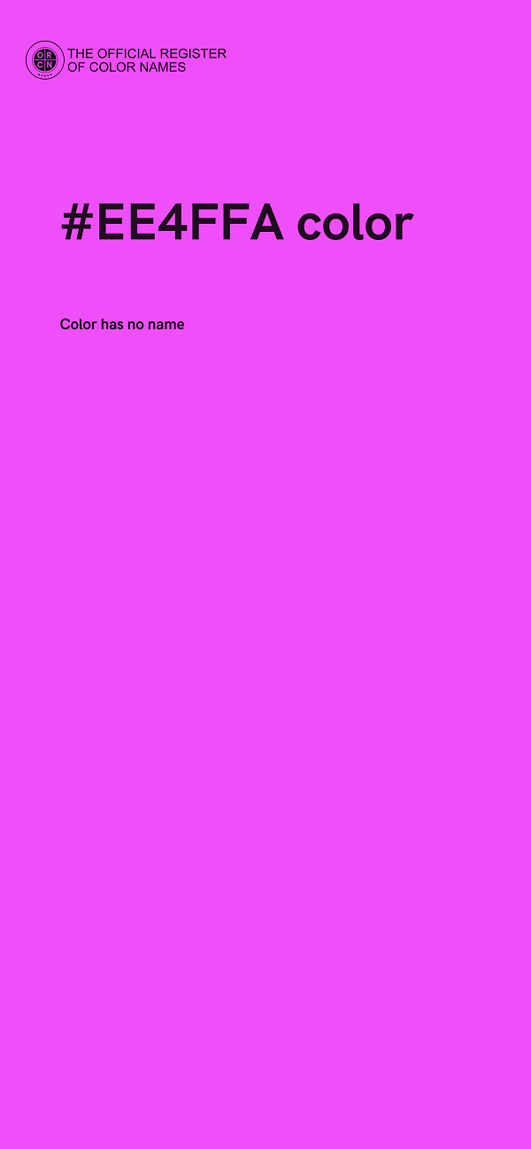#EE4FFA color image