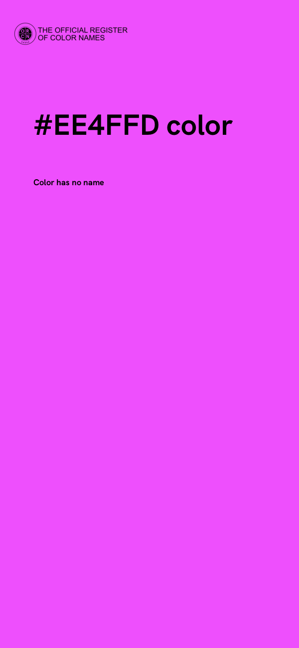 #EE4FFD color image