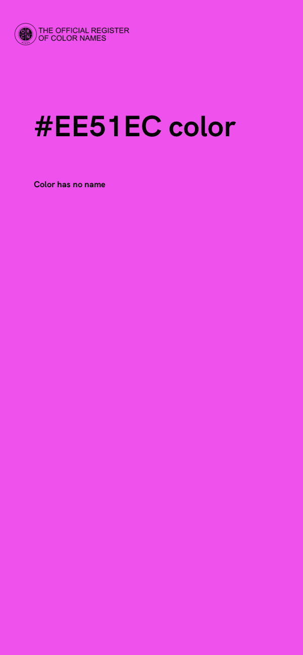 #EE51EC color image