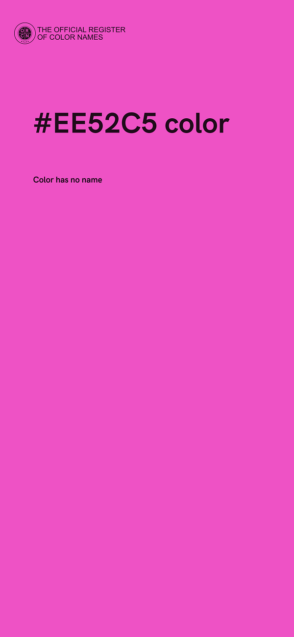#EE52C5 color image
