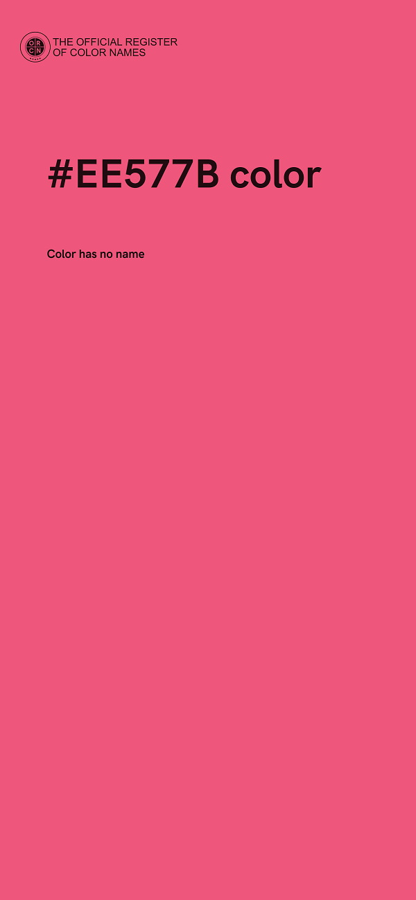 #EE577B color image
