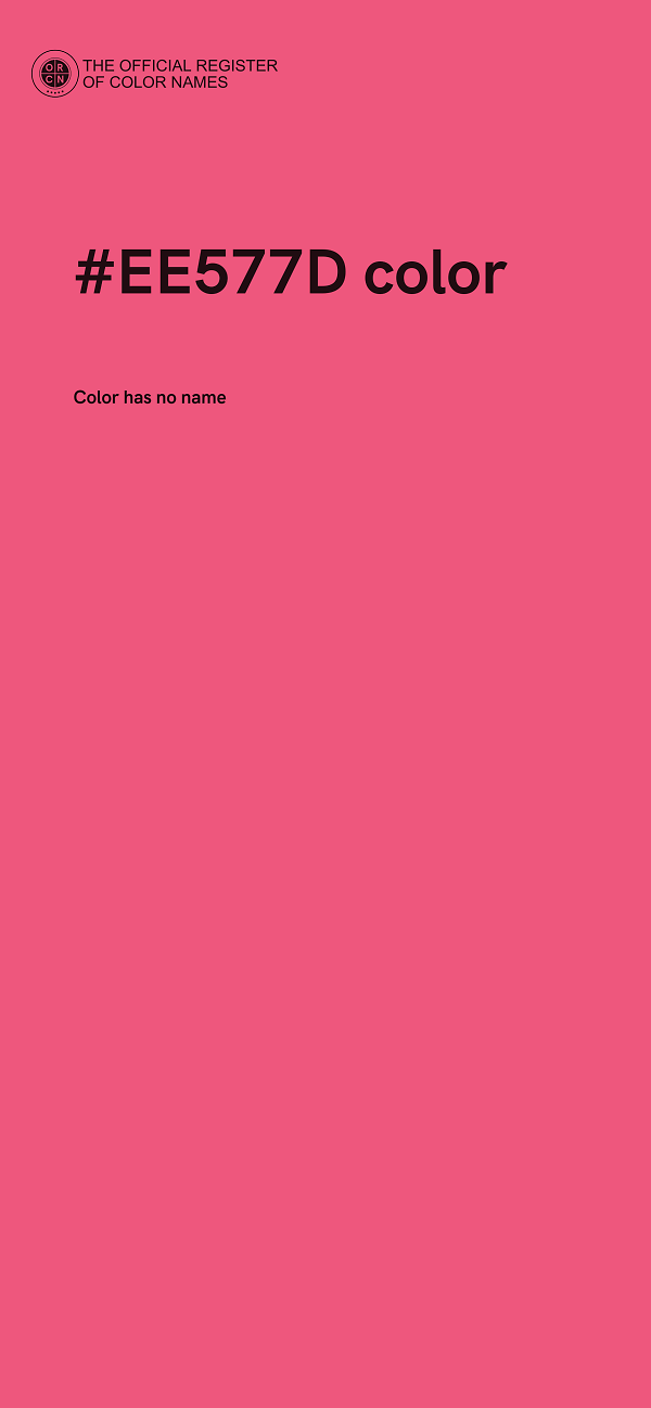 #EE577D color image