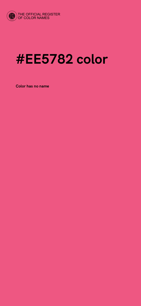 #EE5782 color image