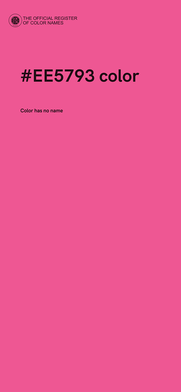 #EE5793 color image
